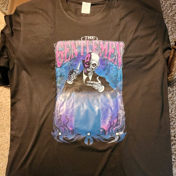 Gentlemen 100% Cotton Black Short Sleeve Unisex T Shirt NWT Fan Cult Classic NWT - Picture 5 of 7